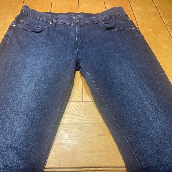 Mott and Bow Straight Staple Jeans 36x32 Dark Wash Denim - Picture 1 of 16